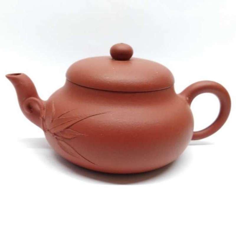 ZSTP199 Yixing Teapot Red Clay (Hong Ni) 190 cc Fortune Well Gallery