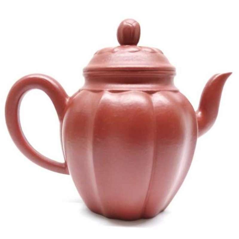 ZSTP203 Yixing Teapot Red Clay (Hong Ni) 210 cc Fortune Well Gallery